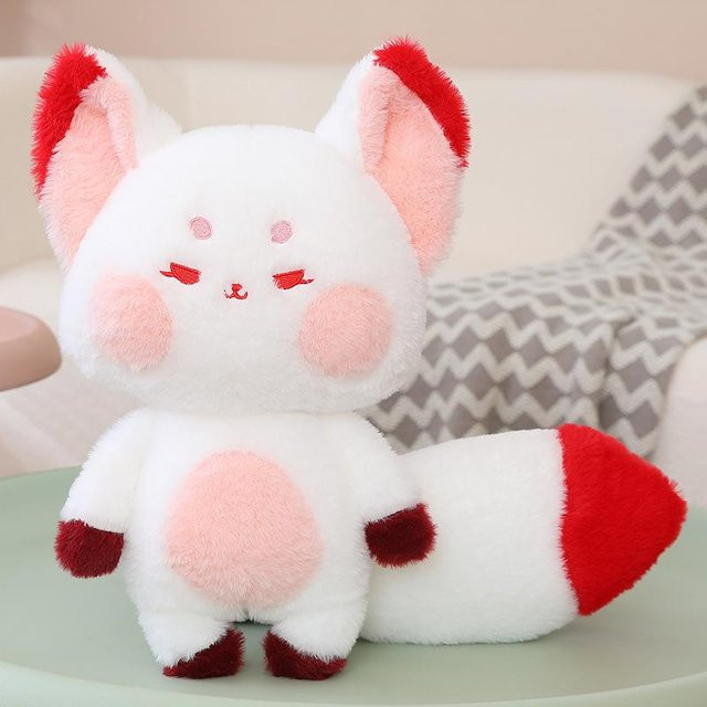 Wucifang Bags Dudu Fuchs-Mädchen Plüschtier, 150cm, Bunt / Mehrfarbig, Weiß - Bild 1