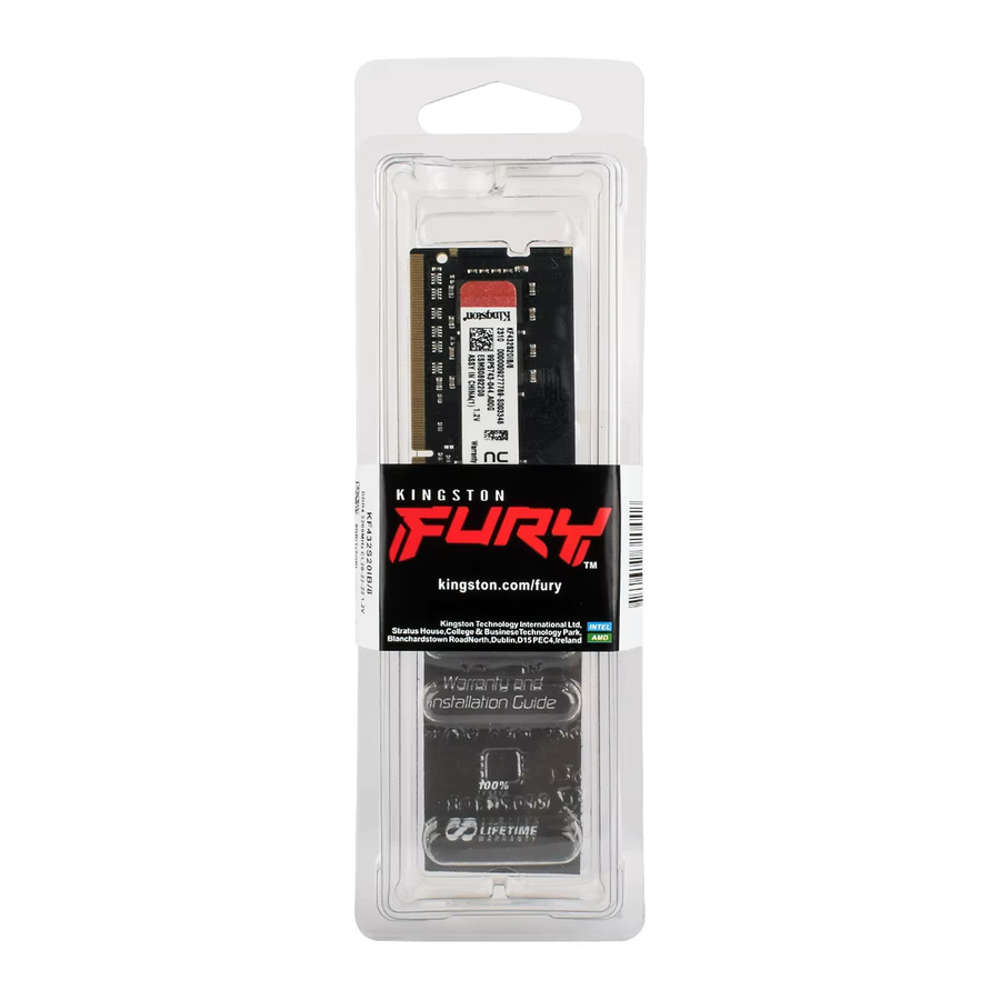 Kingston HyperX Fury DDR4 SODIMM Laptop-Arbeitsspeicher PC4-21300/PC4-25600 in Schwarz - Bild 3