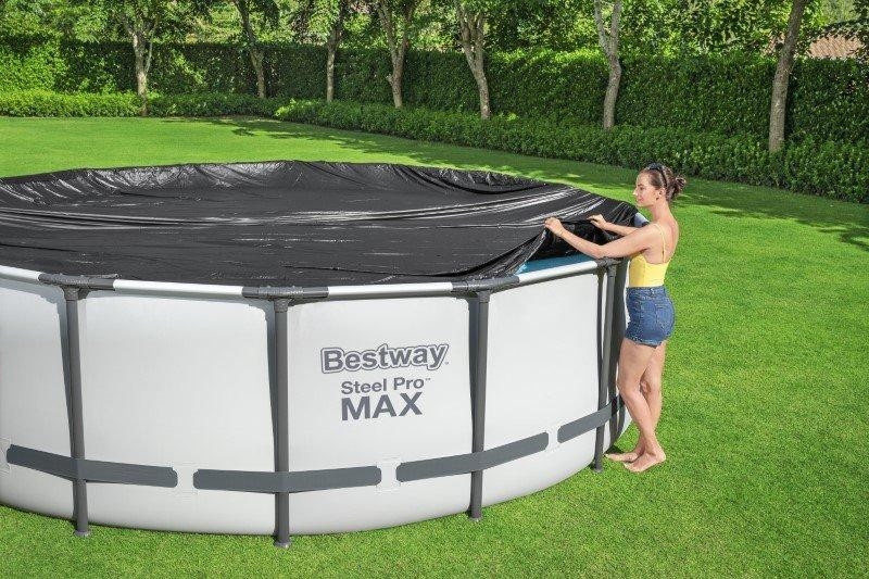 Bestway Abdeckung aus PE-Material für das 549 cm Stahlrahmenbecken Modell 58039 - Bild 3