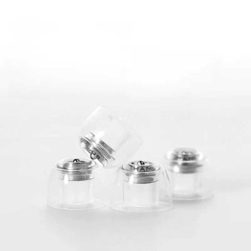 Shanling SE100 In-Ear Silikon-Ohrstöpsel mit integriertem Metallteiler in Transparent - Bild 1