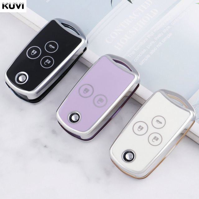 Kuvi TPU Auto Flip Key Schutzhülle für Honda Civic Fit Accord CRV HRV Jazz Odyssey und Acura TL TSX ZDX RSX CRZ Zubehör - Bild 1