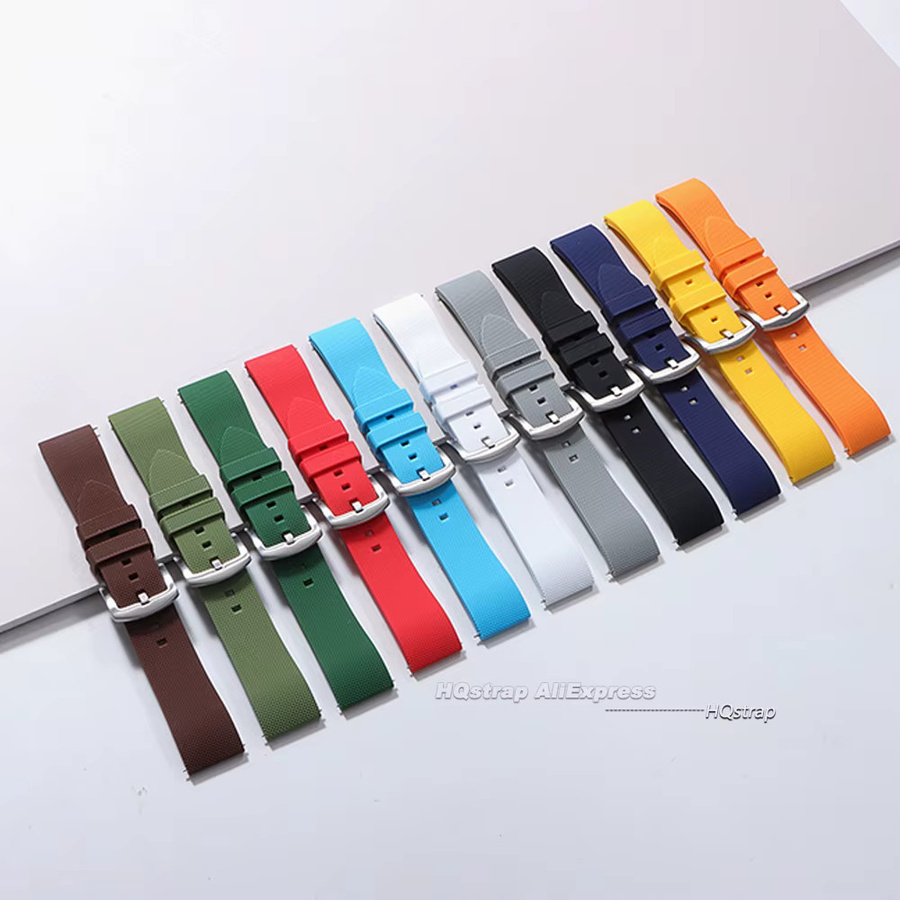 HQstrap Uhrenarmband Silikon, Klassisch, Schwarz, Unisex - Bild 3