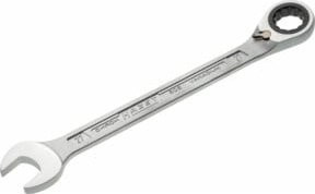 Hazet Knarren-Ring-Maulschlüssel 606-27 in Silber, 27 mm - Bild 1