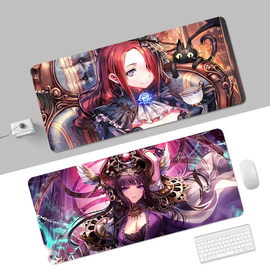Shadowverse rutschfestes und verdicktes Lockedge-Mauspad in Multicolour als übergroße Gaming-Tastaturmatte und Notebook-Tischmatte - Bild 2