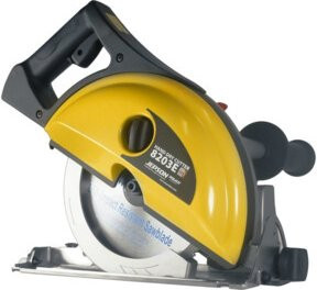 JEPSON POWER Akku-Metallhandkreissäge Dry Cutter 8203E in Gelb inkl. Sägeblatt und Zubehör mit einem Durchmesser von 203 mm - Bild 1