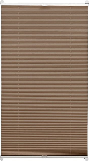 Gardinia EasyFix Plissee mit 2 Bedienschienen, Farbe: Taupe, B: 40 cm, H: 130 cm - Bild 1