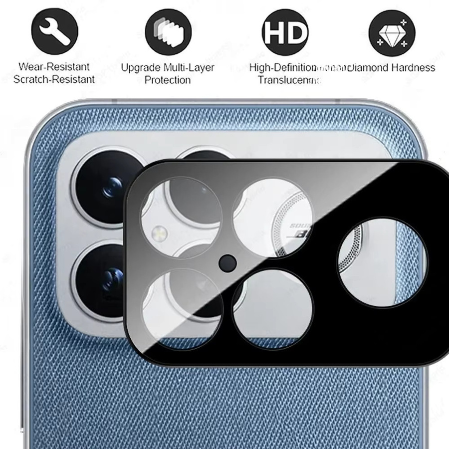 2er-Set Xiaomi POCO F8 Pro und F8 Ultra Kameraschutz aus gehärtetem Glas, 3D 9H HD Objektivschutz, transparent - Bild 2
