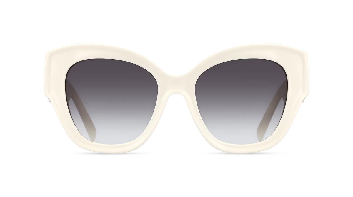 Furla FULSFU596 Sonnenbrille Butterfly, Vollrand, Kunststoff, Unisex, beige - Bild 1