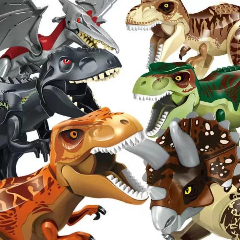 Yiran bag Jurassic World Dinosaurier Bausteine Velociraptor T-Rex Triceratops Indominus Rex Spielzeug 3-6Y - Bild 1