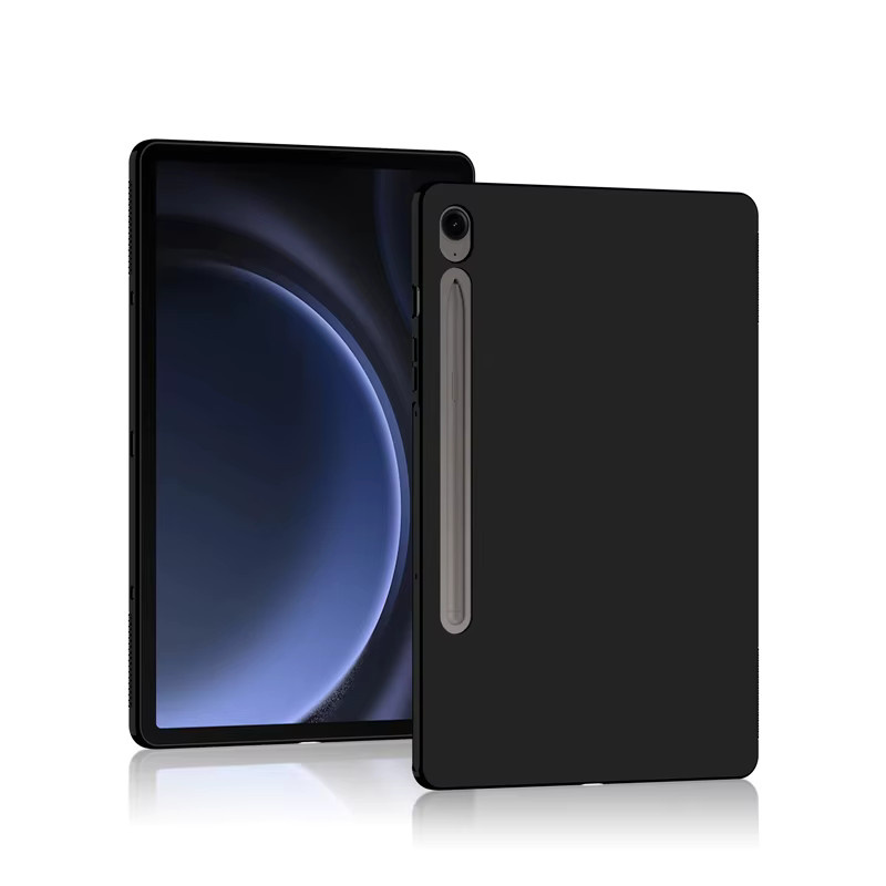 Schutzhülle aus Silikon und TPU für Samsung Galaxy Tab S9 FE 10.9 (SM-X510, X516B, X516) in Schwarz - Bild 2