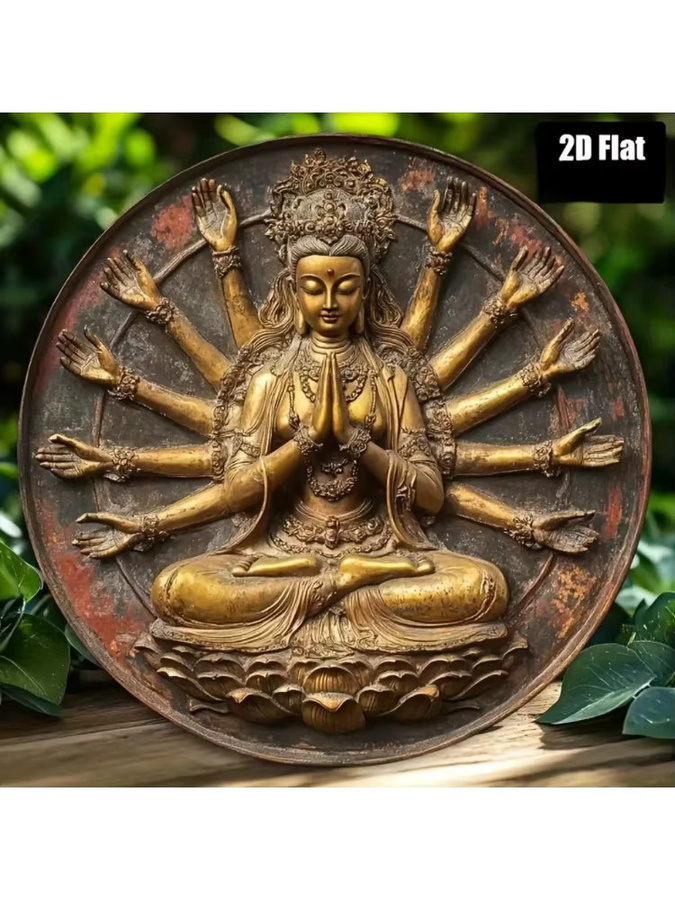 Vintage buddhistische Dekoration von Potdemiel - Bild 4