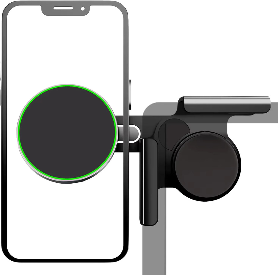 TEEQ Magnetischer Autotelefonhalter für Tesla Model 3 und Model Y Highland in Schwarz - Bild 4