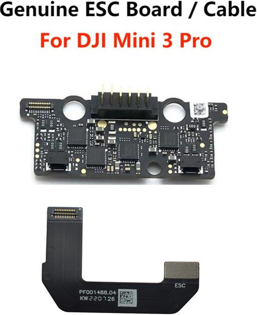 Original DJI Mini 3 Pro ESC-Platine und Kabel als Ersatzteil für das Motherboard-Modul in Schwarz - Bild 1