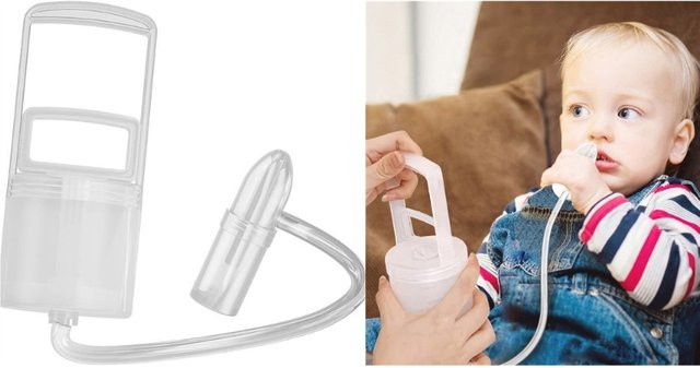 Tragbarer Baby-Nasensauger zur sanften Nasenreinigung für Kleinkinder - Bild 1