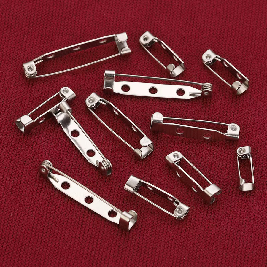 Alisaya Sicherheitsnadel Brosche Pins Edelstahl, 20/25mm - Bild 3