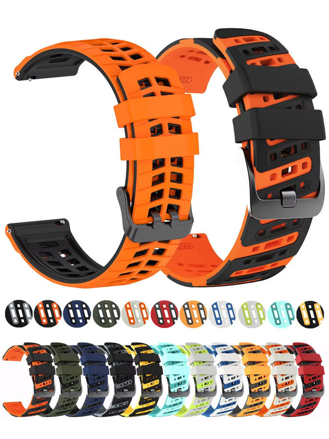 Uhrenarmband Silikon, 22 mm, Unisex - Bild 7