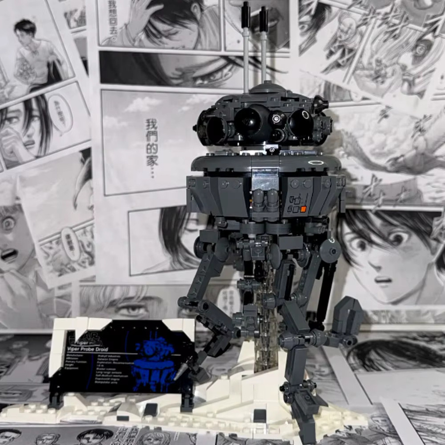 MOC Empire Detektionsroboter, Bausteine, Weltraum, Star Wars, Disney - Bild 2