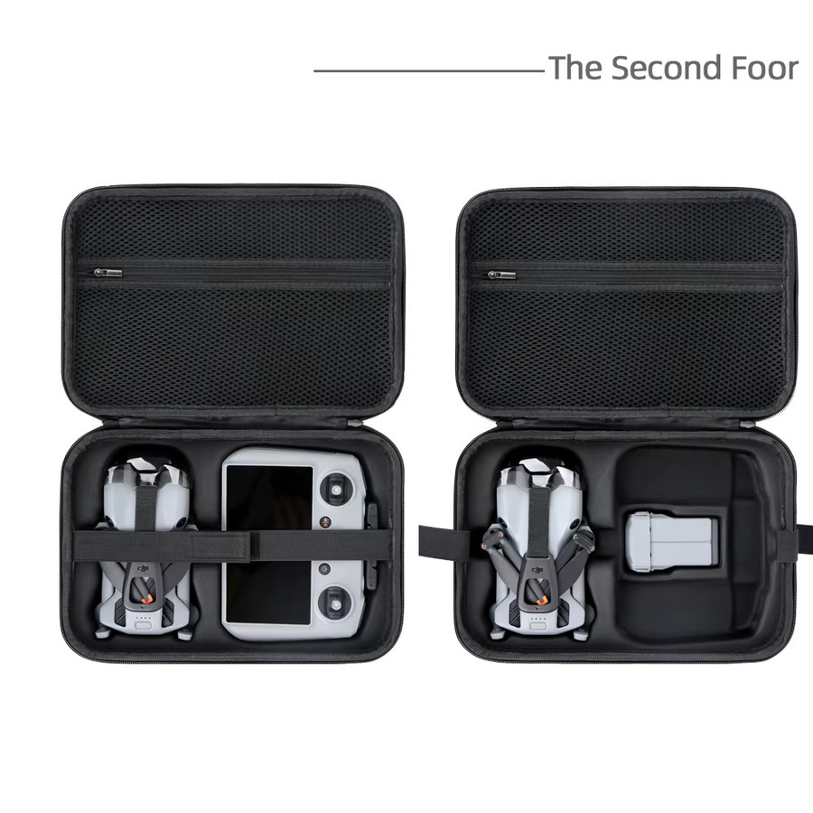 TEQW Schultertasche für DJI Mini 5 Pro RC 2 Fernsteuerung und Zubehör, Grau - Bild 2