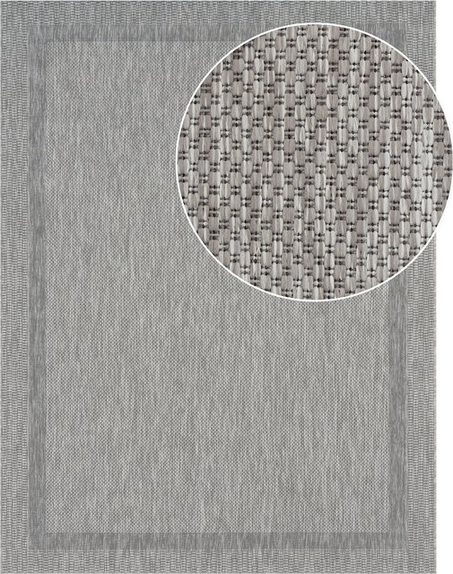 In- & Outdoor-Teppich Romana grau, Breite: 80 cm, Länge: 150 cm - Bild 1