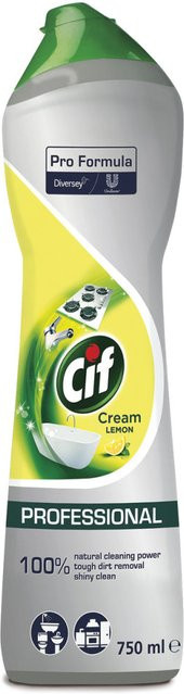 Diversey Cif Professional Scheuermilch Zitrus Gelb 0,75 l 8er Pack - Bild 1