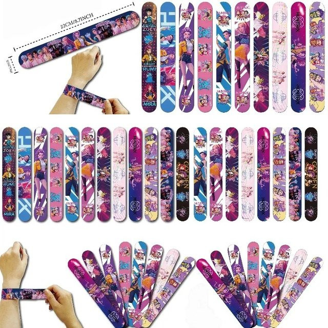 Bandai Anime-Mädchen Schnapparmbänder, Bunt / Mehrfarbig, Kunststoff - Bild 1
