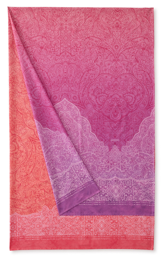 Bassetti Granfoulard Dolceacqua Bettwäsche aus Baumwolle in Fuchsia Pink mit Ornament-Muster - Bild 1