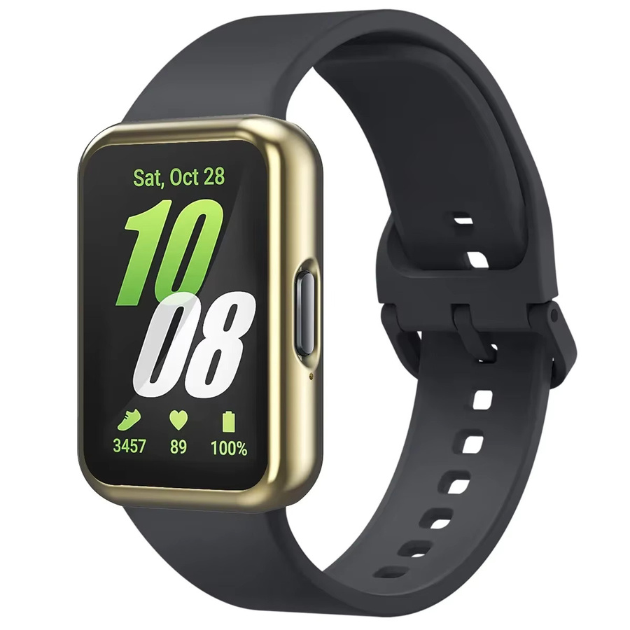 Samsung Galaxy Fit 3 Silikonarmband und Schutzhülle, Schwarz - Bild 1