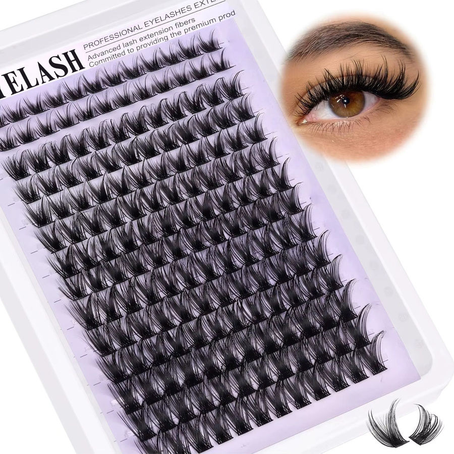 LIMEIKAI Künstliche Wimpern, Black, Natürlicher Cat Eye Manga Look - Bild 4