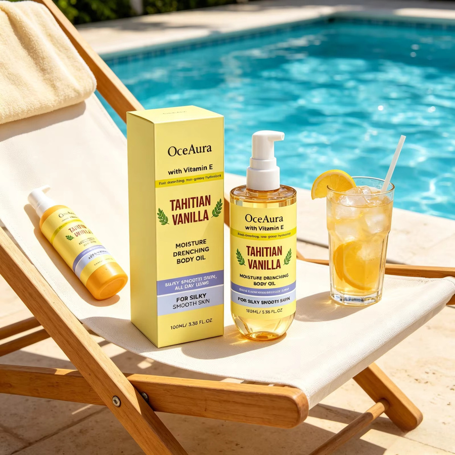 OceAura Körperöl mit Vitamin E, 100 ml, Unisex - Bild 2