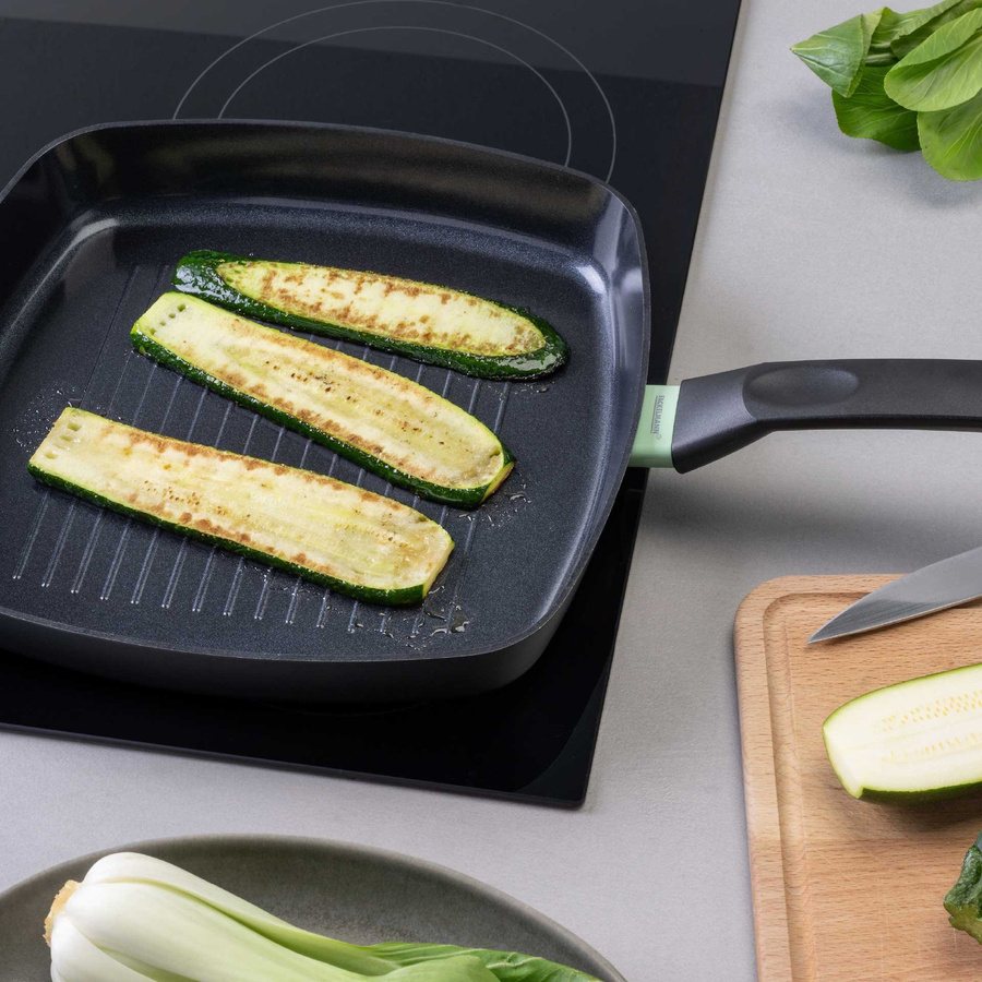 Fackelmann Grillpfanne Brandao aus Keramik in Schwarz, Ø 28 cm - Bild 2