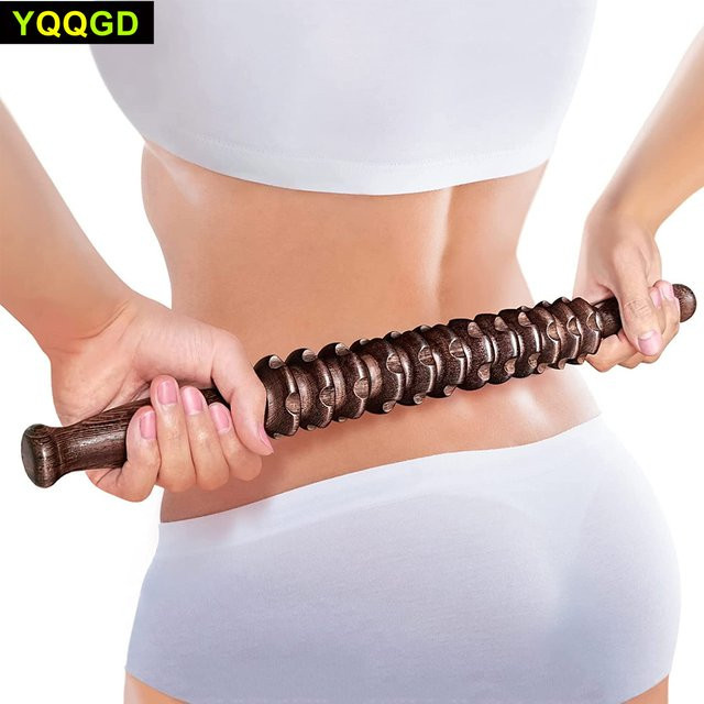 YQQGD Massage Rolle Holz, Unisex - Bild 1
