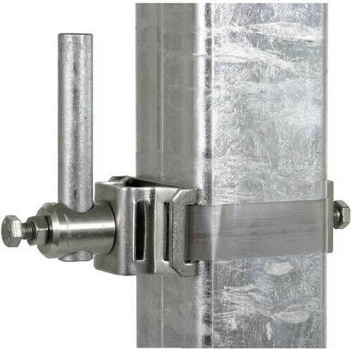 DEHN Bandrohrschelle 540105 BRS 50.300 BB16 aus Edelstahl in Silber - Bild 1