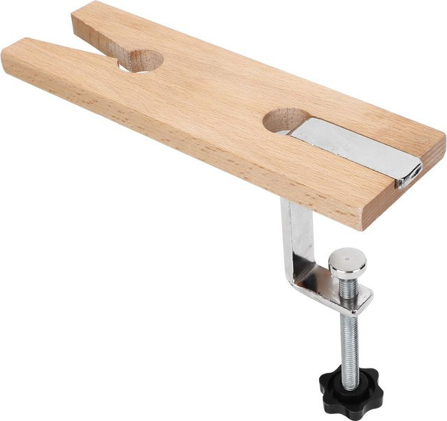 Professionelle Juwelierbank mit Stiftklemme aus Holz in Beige von Painter - Bild 1