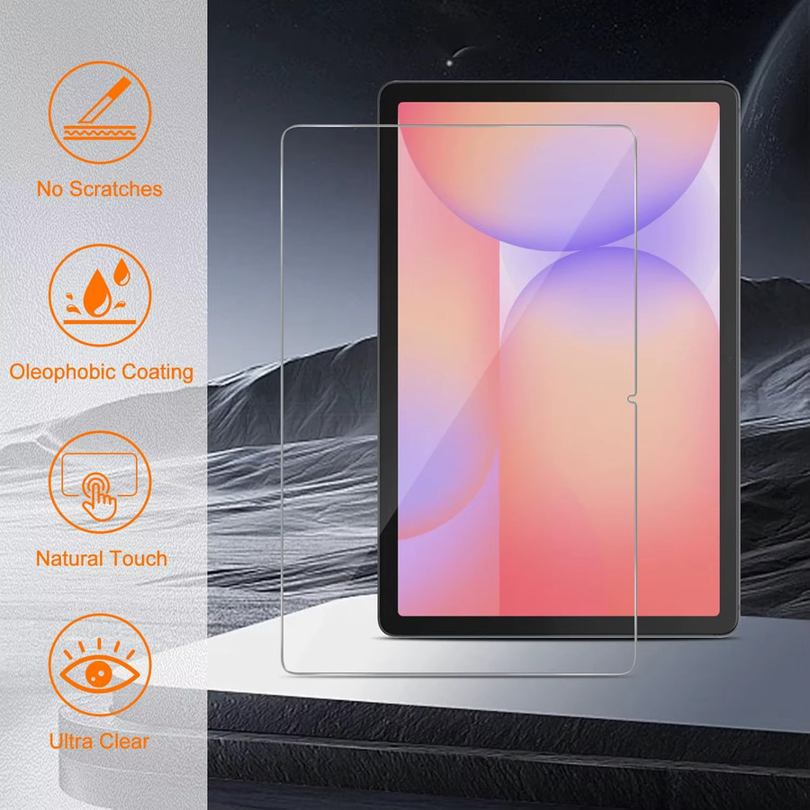 2er-Pack Displayschutzfolie aus gehärtetem Glas für Samsung Galaxy Tab S7 FE, S8, S9, S10, S11, S6 Lite, A8, A9, S9 FE Plus und Ultra in Transparent - Bild 4