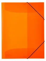HERMA Sammelmappe DIN A3 aus Kunststoff in Orange mit Gummiband - Bild 1