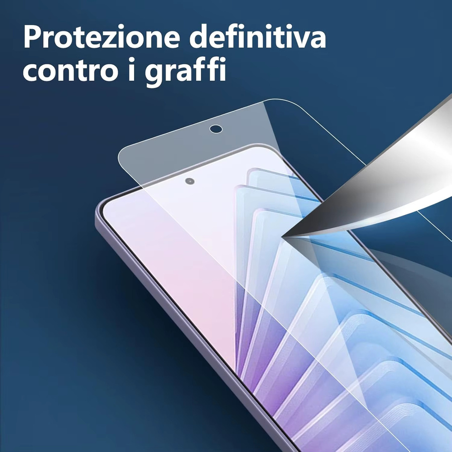 Xiaomi Displayschutzfolie aus gehärtetem Glas für die Redmi Note14 Serie, transparent - Bild 5