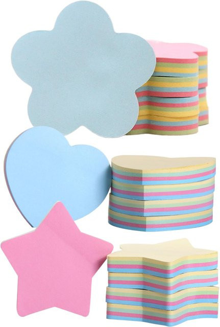 5er-Pack bunte Haftnotizen mit 500 Blatt, selbstklebende Notizblöcke für Schule, Büro und Journaling, Multicolor - Bild 1