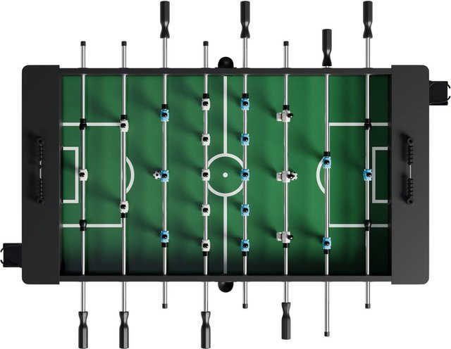 ArtSport Tischkicker Wuzzler, Fußballtisch, mit Getränkehalter, Schwarz - Bild 3
