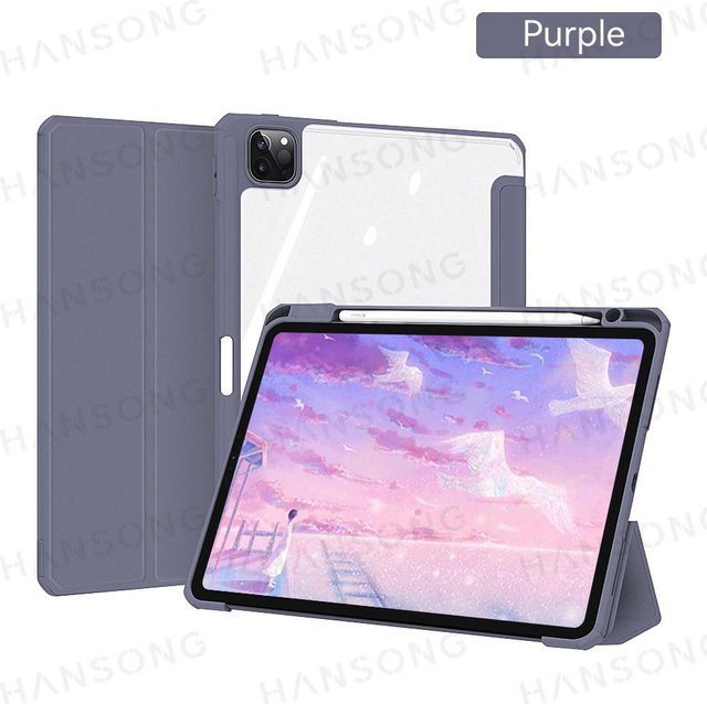 Apple iPad Hülle in Violett für iPad Air 11 Zoll M2 M3, iPad Pro 13/11 M4 sowie iPad 10. und 11. Generation, iPad Mini 6 und weitere Modelle - Bild 1