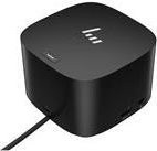 HP Thunderbolt Dock G4 Dockingstation in Schwarz mit HDMI, 2 x DisplayPort, Thunderbolt, USB-C und Ethernet (1GbE, 2,5GbE), 120 Watt, für Elite Mobile Thin Client mt645 G7, Pavilion x360, Pro x360 und ZBook Fury 16 G9 (4J0A2AA) - Bild 1