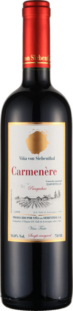 Vina von Siebenthal Rotwein Carmenere Gran Reserva 2021, Chile, 0,75 l - Bild 1