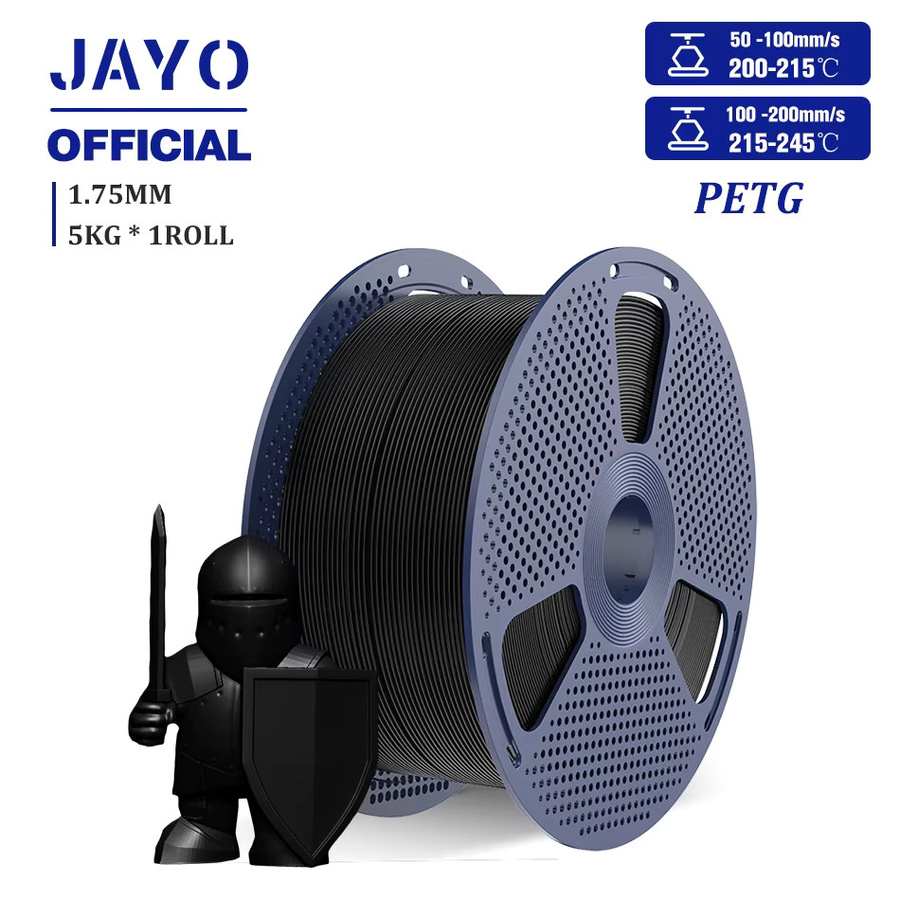 JAYO 3D-Drucker Filament 1,75mm Schwarz 5kg Spule für FDM-Drucker - Bild 5