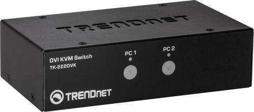 TrendNet TK-222DVK KVM-Umschalter Full HD in Schwarz - Bild 1
