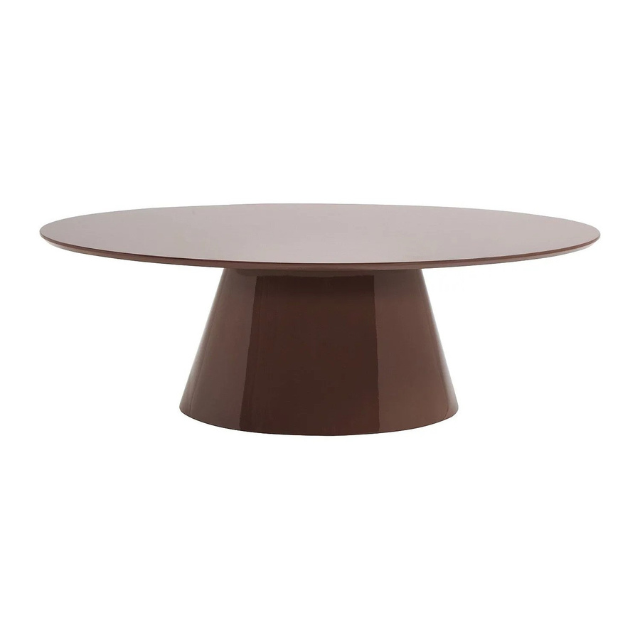 Vente-unique Couchtisch Antelada Modern Schokobraun B: 120 cm, T: 60 cm, H: 40 cm - Bild 2