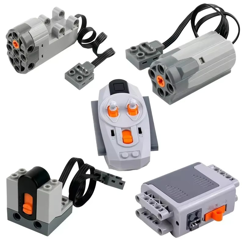 StemEdu 4WD RC Auto Baustein-Set mit elektrischem Chassis, Motor und Empfänger für MOC technische Simulationen - Bild 6
