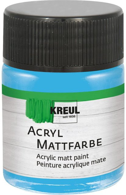 KREUL Acryl Mattfarbe Wasserbasiert in Himmelblau, 50 ml - Bild 1