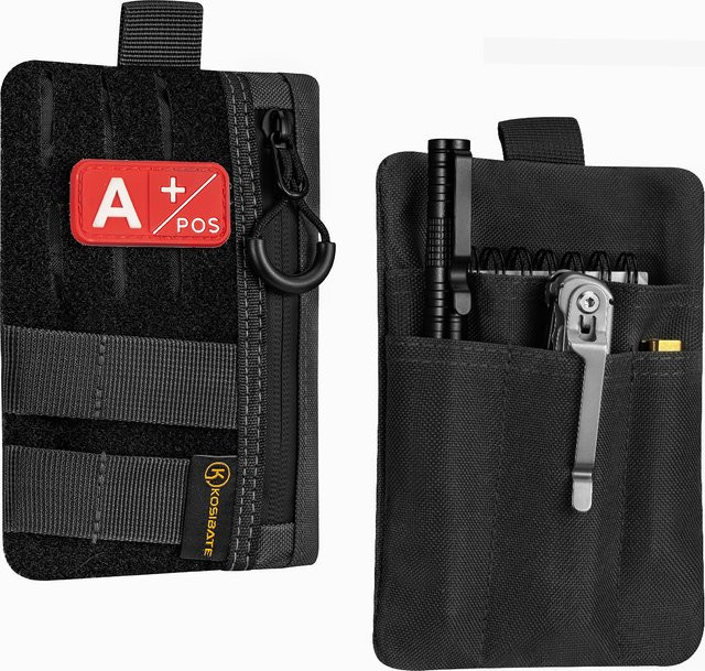 EDC Taschenorganizer Mini-Werkzeugtasche für den täglichen Gebrauch in Schwarz oder Grün - Bild 1