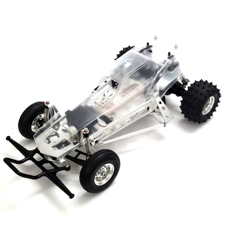 Tamiya RC Custom Aluminium Chassis Kit, Zubehör, Metall, Schwarz - Bild 1