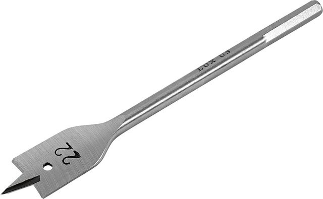 LUX-TOOLS Flachfräsbohrer aus Stahl in Silber, Durchmesser: 22 mm - Bild 1