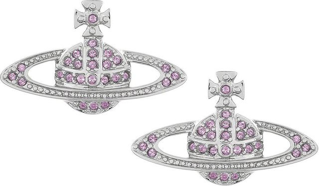 Vivienne Westwood Ohrstecker, Silber, Kristall, Damen, Lavendel - Bild 1